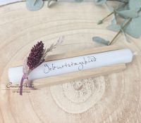 Geburtstagsgeschenk - Stabkerze mit Spruch -Geburtstagskind-