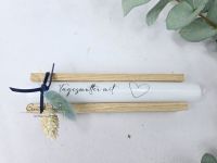 Geburtstagsgeschenk - Stabkerze mit Spruch -Tagesmutter mit Herz-