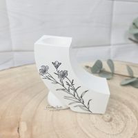 Kerzenhalter für Stabkerzen -schwarz-