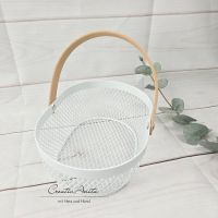 Korb mit Henkel - oval