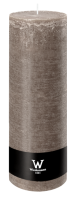 Rustikkerze durchgefärbt inkl. ASF - SCHLAMM 190x68 mm