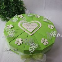 Schachteltorte Blumen & Schmetterlinge - Hochzeit - Geldgeschenk MAIGRÜN