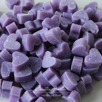 50 Stück Schafmilchseifen-Seifenherzen LAVENDEL-LIMONE - Gastgeschenk - Hochzeit