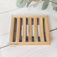 Seifenschale aus Bambus eckig