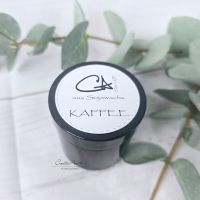 Handgegossene Sojakerze -Kaffee- im Glas