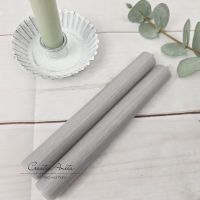 Stabkerze -Grau-
