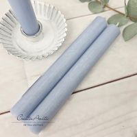 Stabkerze -Taubenblau-