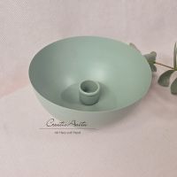 Stabkerzenhalter - Schale - Mint
