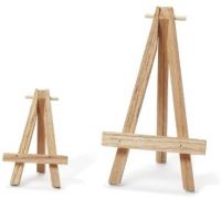Staffelei aus Holz - 13 x 7 cm