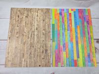 Variokarton Holz -BUNT- DIN A4