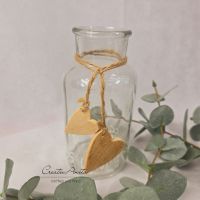 Glasflasche - Dekoflasche -I LOVE THINGS I LIKE- mittel