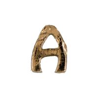 Wachsbuchstabe Echtwachs "A" 8mm gold