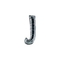 Wachsbuchstabe Echtwachs "J" 8mm silber