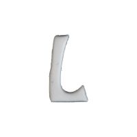 Wachsbuchstabe Echtwachs "L" 8mm weiß
