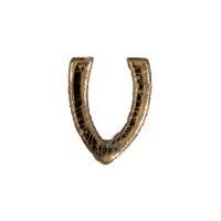 Wachsbuchstabe Echtwachs "V" 8mm gold