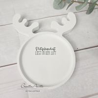 Weihnachtsteller Elch -Plätzchenduft-